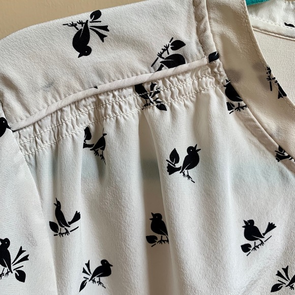 Juicy Couture Silk Bird Blouse - Picture 5 of 8